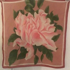 Metropolitan Museum of Art silk floral scarf